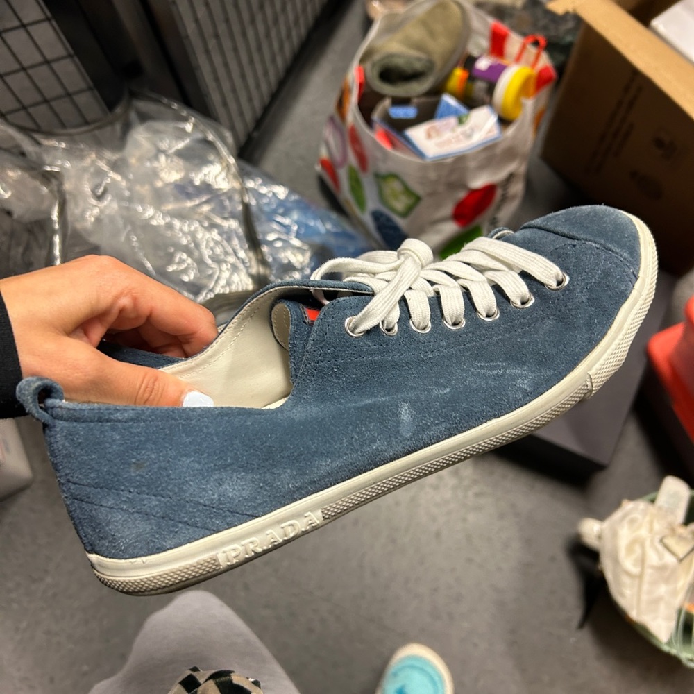 Men’s suede Prada shoes size 7.